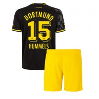 Borussia Dortmund Mats Hummels #15 Fotballklær Bortedraktsett Barn 2022-23 Kortermet (+ korte bukser)
